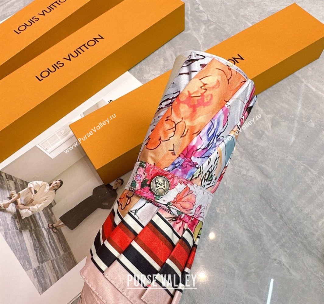 Louis Vuitton 1985 Summer Umbrella Pink 2025 0312 (shi-250312086)