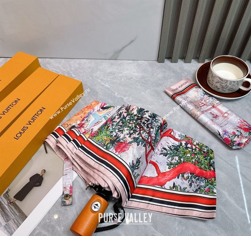 Louis Vuitton 1985 Summer Umbrella Pink 2025 0312 (shi-250312086)