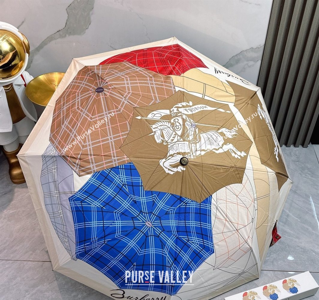 Burberry Equestrian Knight Umbrella 2 2025 0312 (shi-250312119)