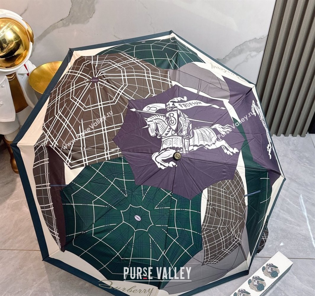 Burberry Equestrian Knight Umbrella 3 2025 0312 (shi-250312120)