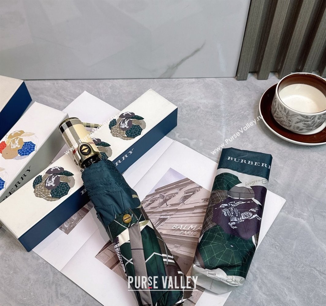 Burberry Equestrian Knight Umbrella 3 2025 0312 (shi-250312120)