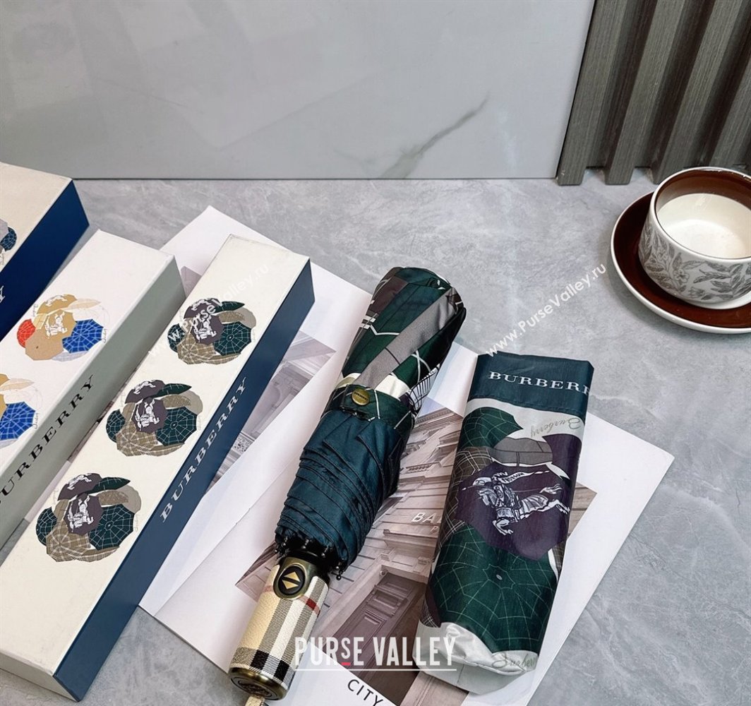 Burberry Equestrian Knight Umbrella 3 2025 0312 (shi-250312120)