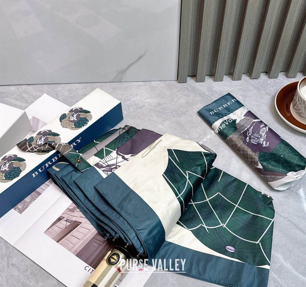 Burberry Equestrian Knight Umbrella 3 2025 0312 (shi-250312120)
