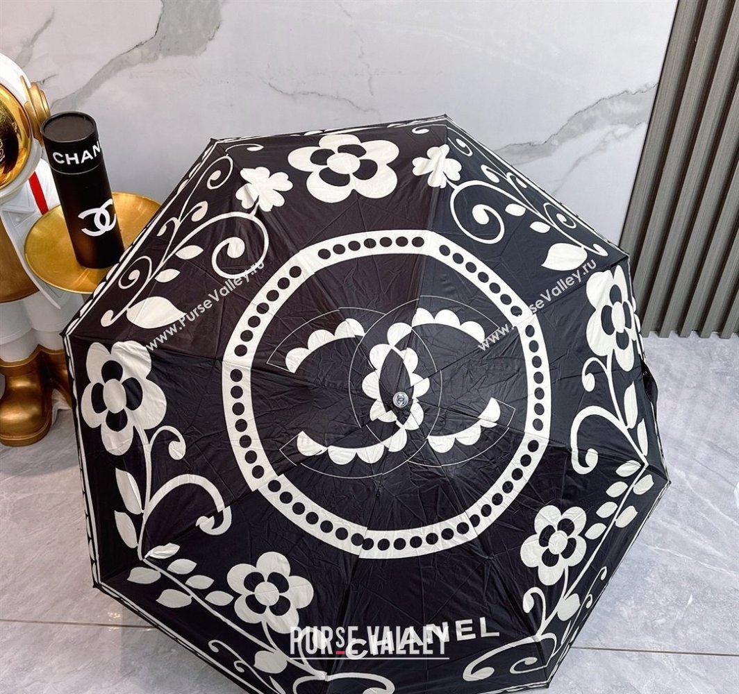 Chanel Umbrella Black 2025 031206 (shi-250312124)