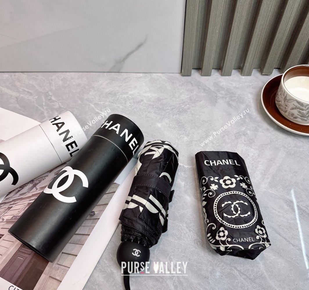 Chanel Umbrella Black 2025 031206 (shi-250312124)