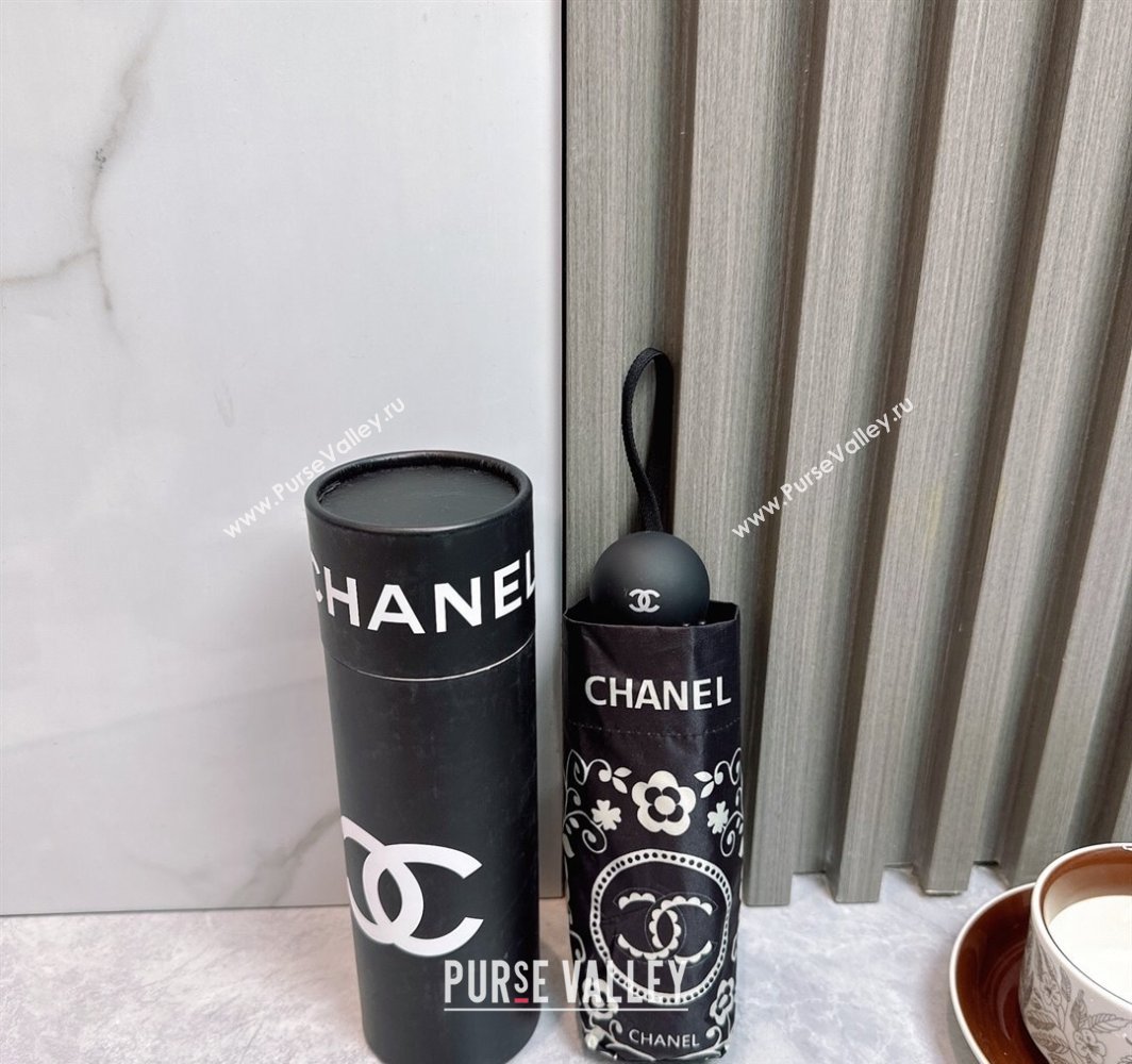 Chanel Umbrella Black 2025 031206 (shi-250312124)