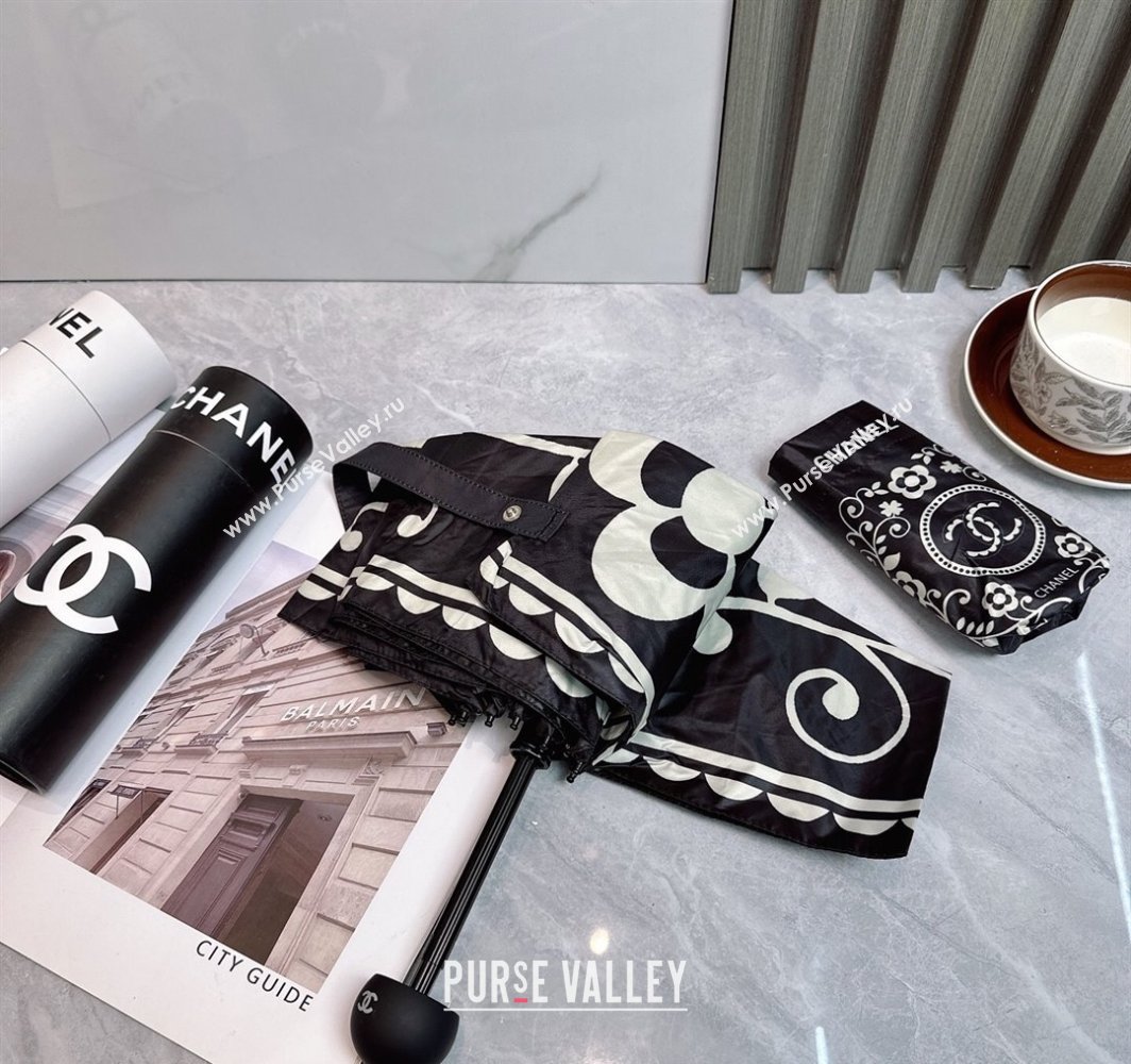 Chanel Umbrella Black 2025 031206 (shi-250312124)