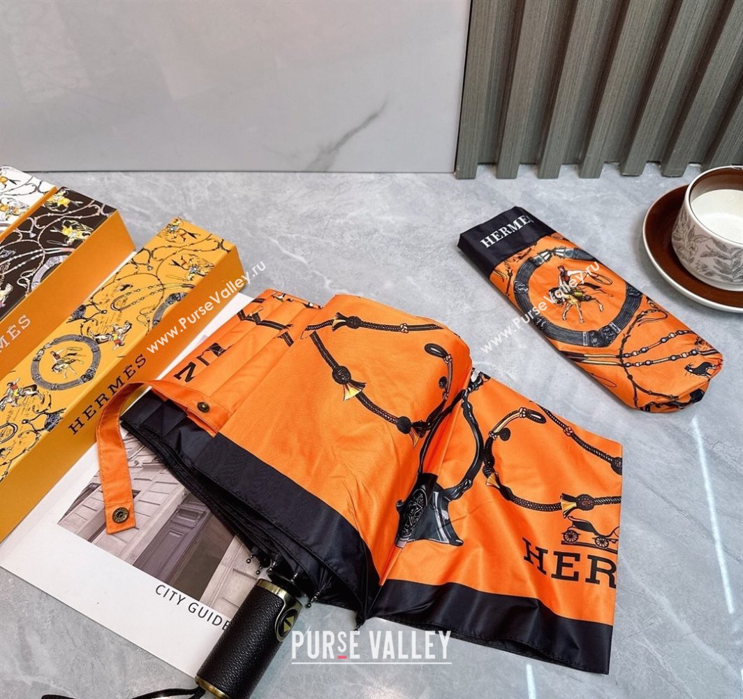 Hermes Umbrella Orange 2025 031205 (shi-250312108)