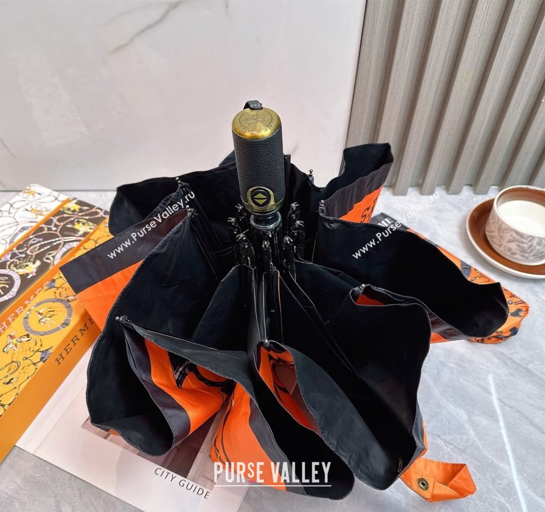 Hermes Umbrella Orange 2025 031205 (shi-250312108)