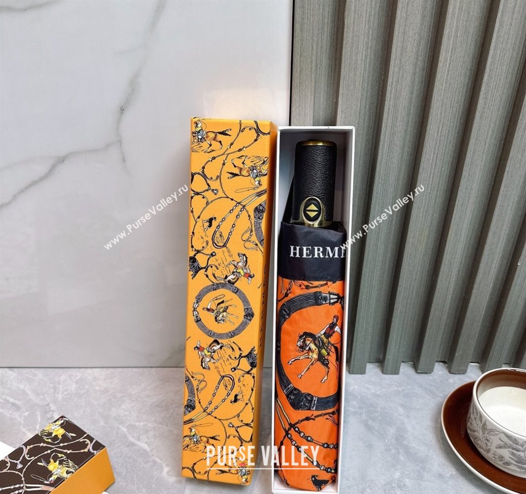 Hermes Umbrella Orange 2025 031205 (shi-250312108)