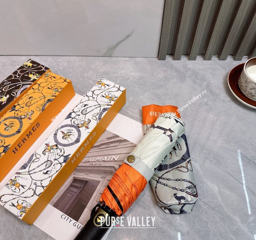 Hermes Umbrella White 2025 031205 (shi-250312107)