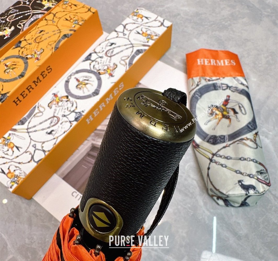 Hermes Umbrella White 2025 031205 (shi-250312107)