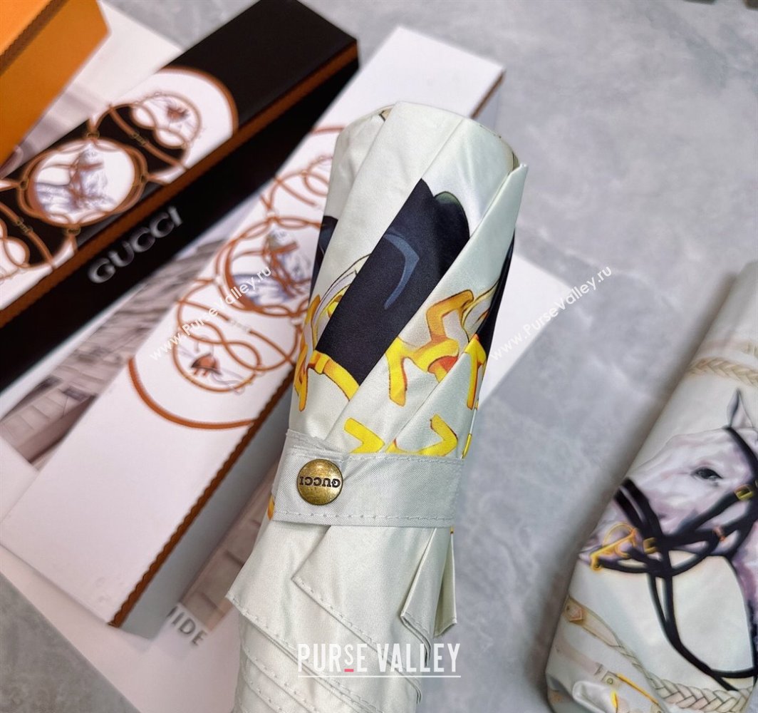 Hermes Umbrella White 2025 031204 (shi-250312105)