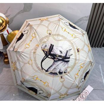 Hermes Umbrella White 2025 031204 (shi-250312105)