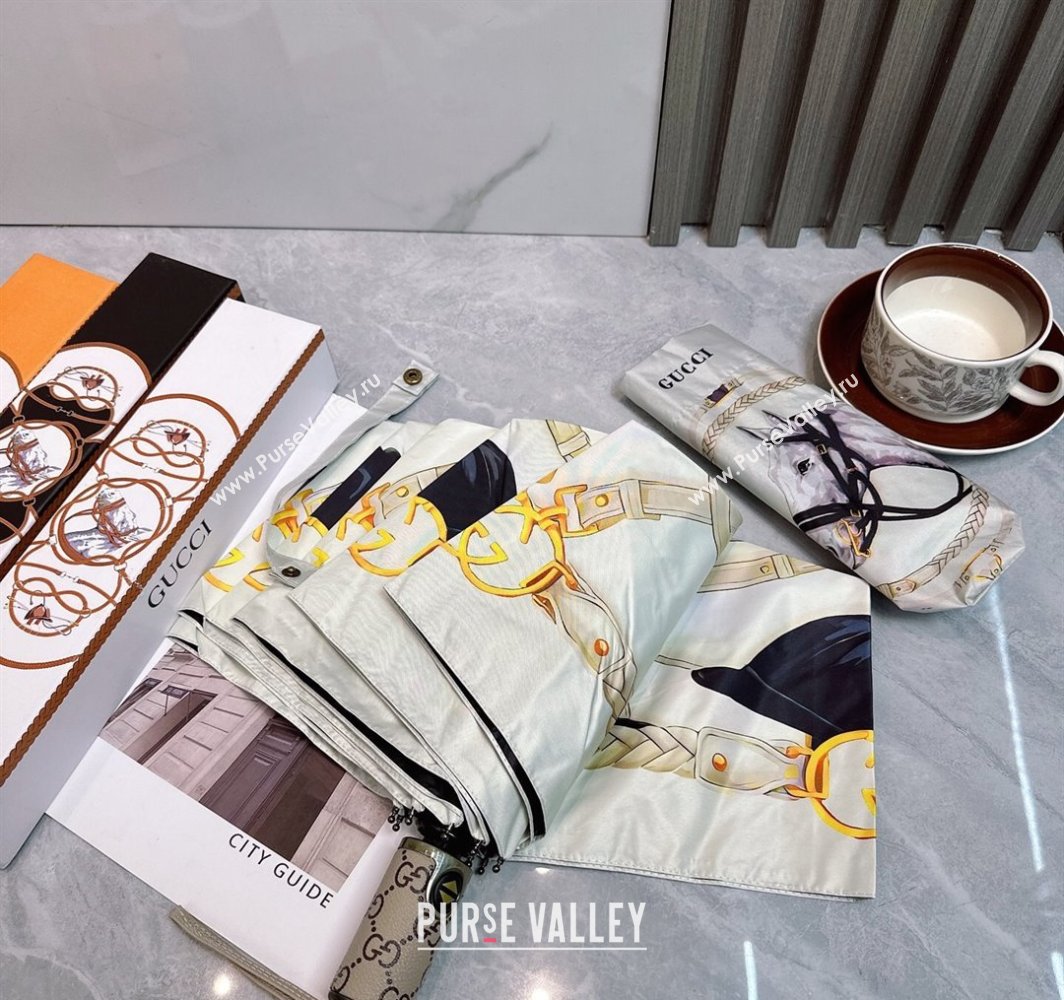 Hermes Umbrella White 2025 031204 (shi-250312105)