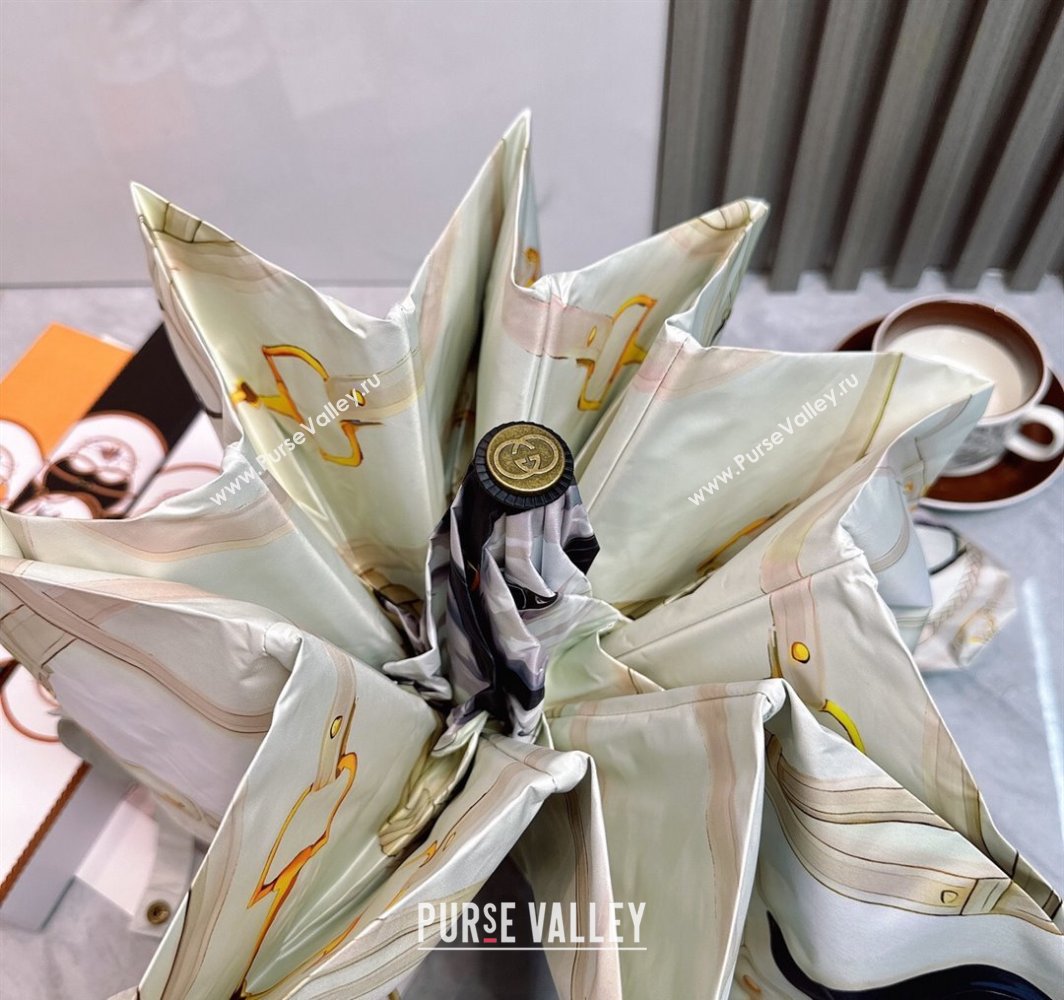 Hermes Umbrella White 2025 031204 (shi-250312105)