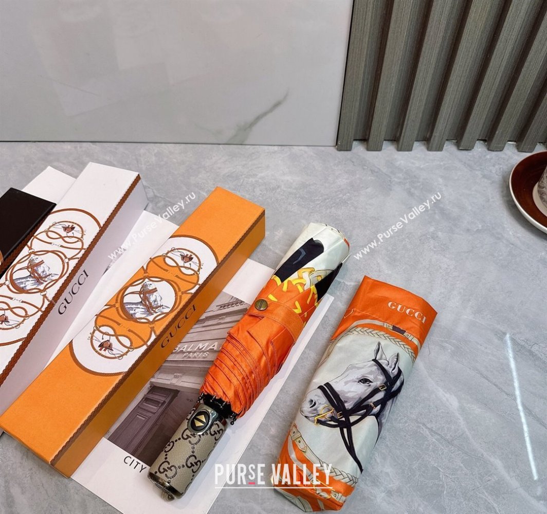 Hermes Umbrella Orange 2025 031204 (shi-250312104)