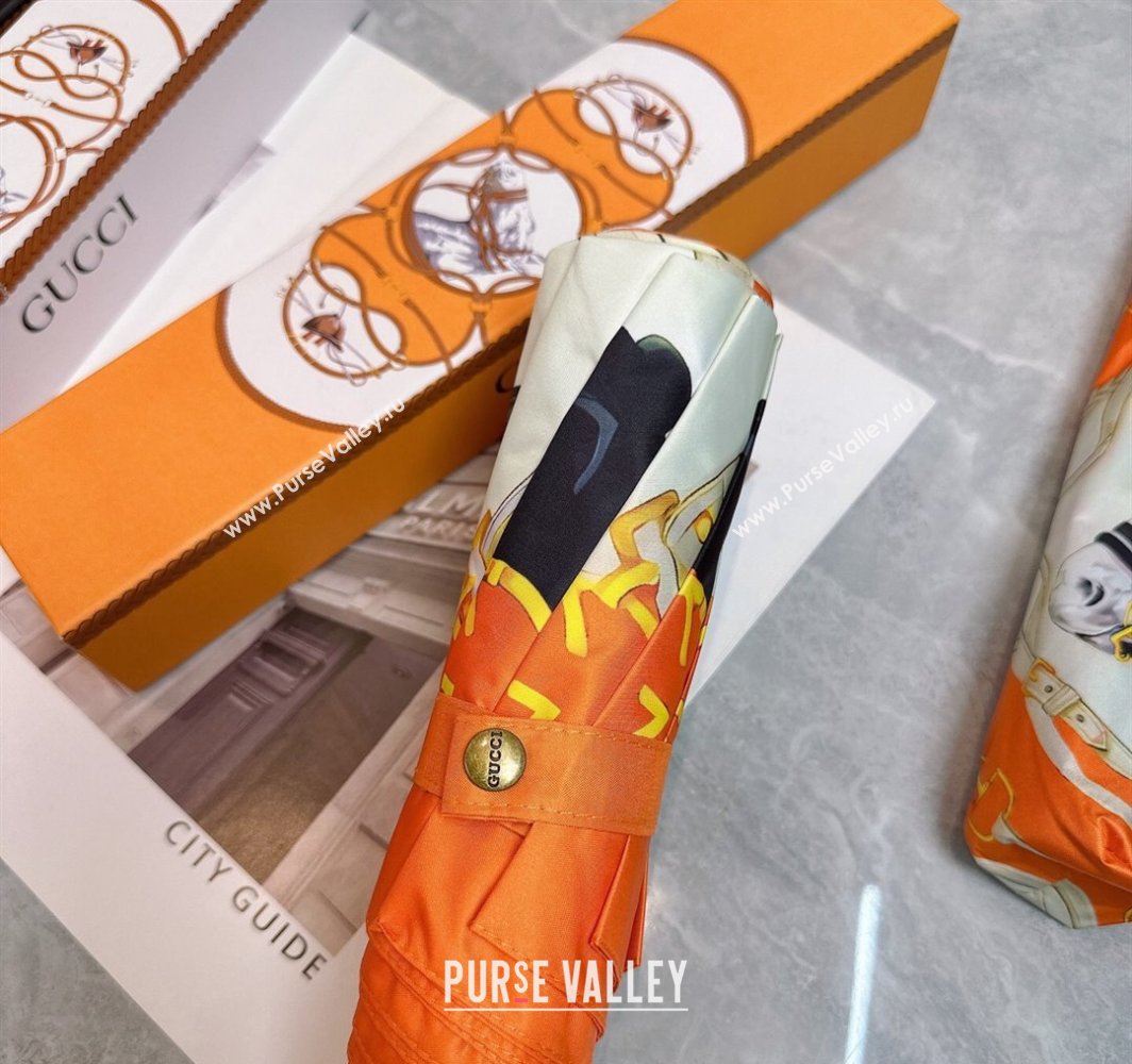 Hermes Umbrella Orange 2025 031204 (shi-250312104)
