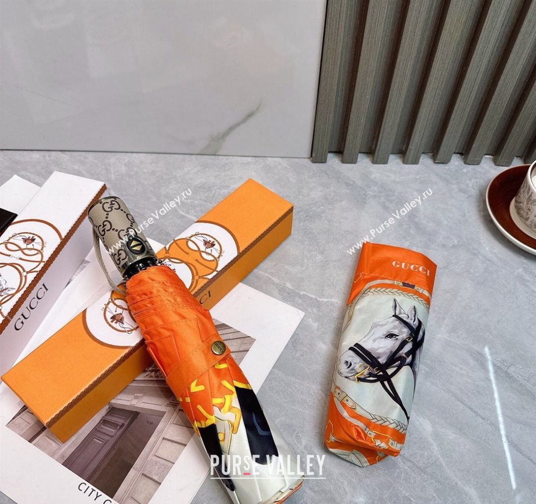 Hermes Umbrella Orange 2025 031204 (shi-250312104)