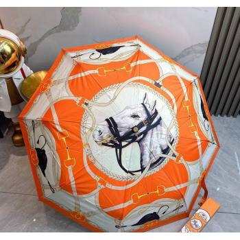 Hermes Umbrella Orange 2025 031204 (shi-250312104)