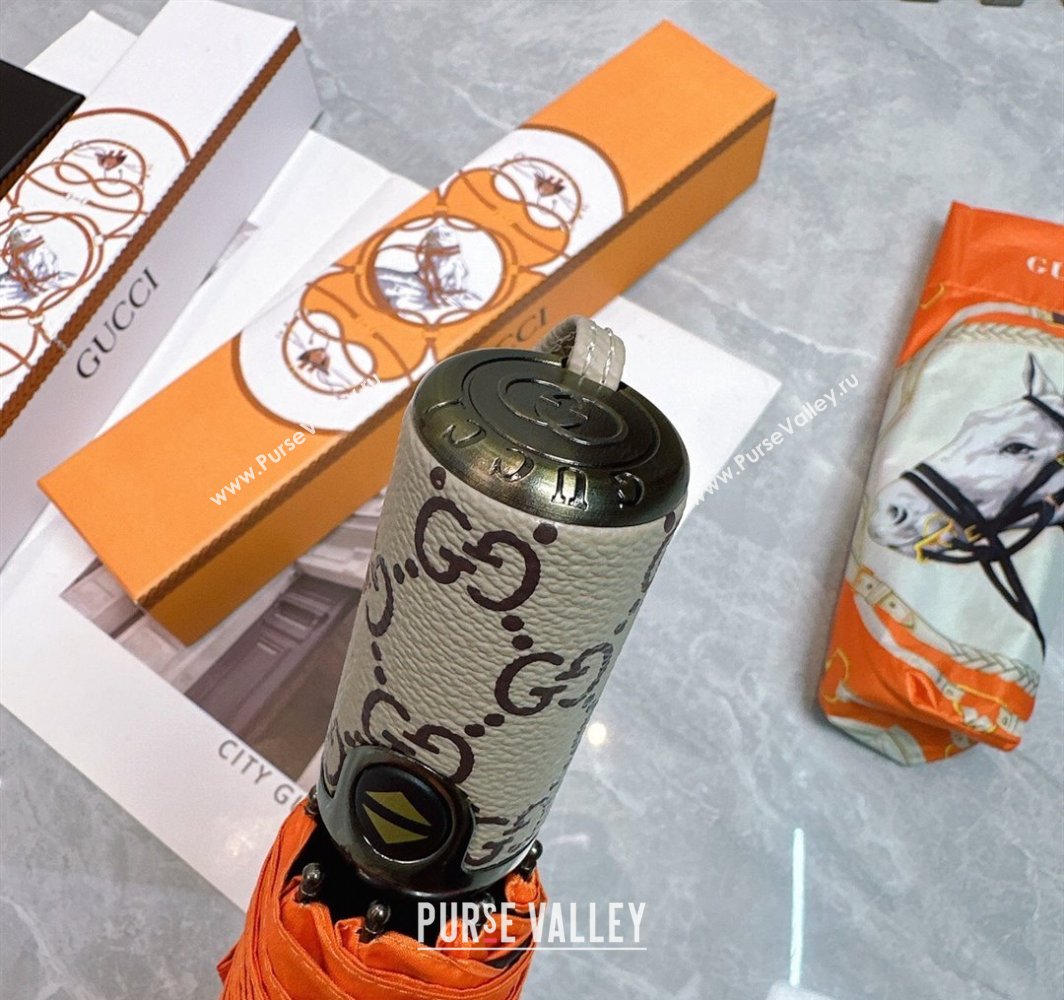 Hermes Umbrella Orange 2025 031204 (shi-250312104)