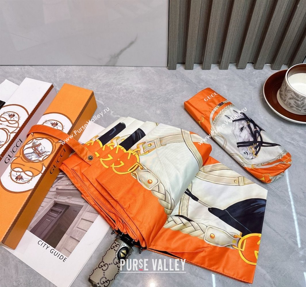 Hermes Umbrella Orange 2025 031204 (shi-250312104)