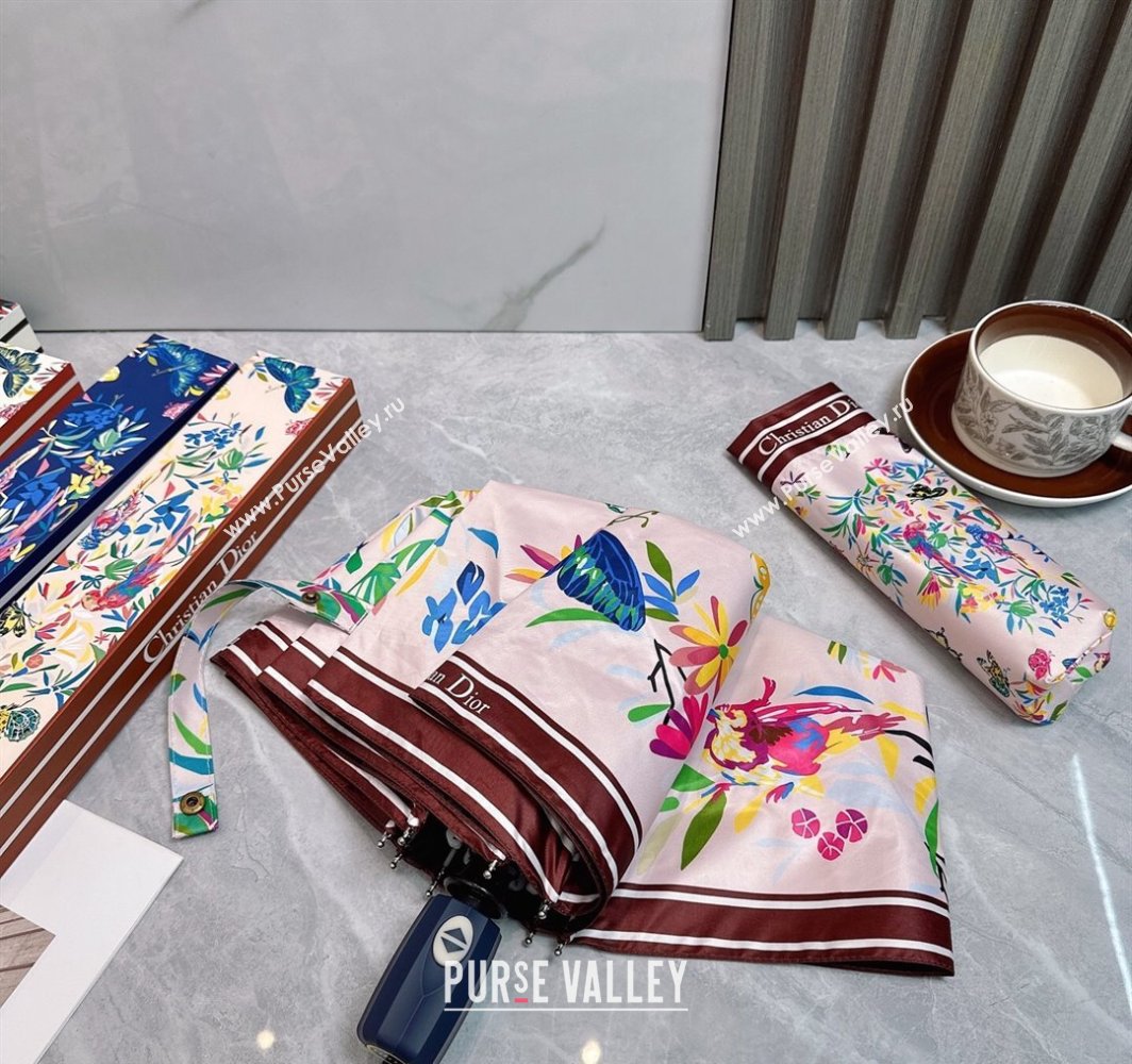 Dior Butterfly Umbrella Light Pink 2025 0312 (shi-250312090)