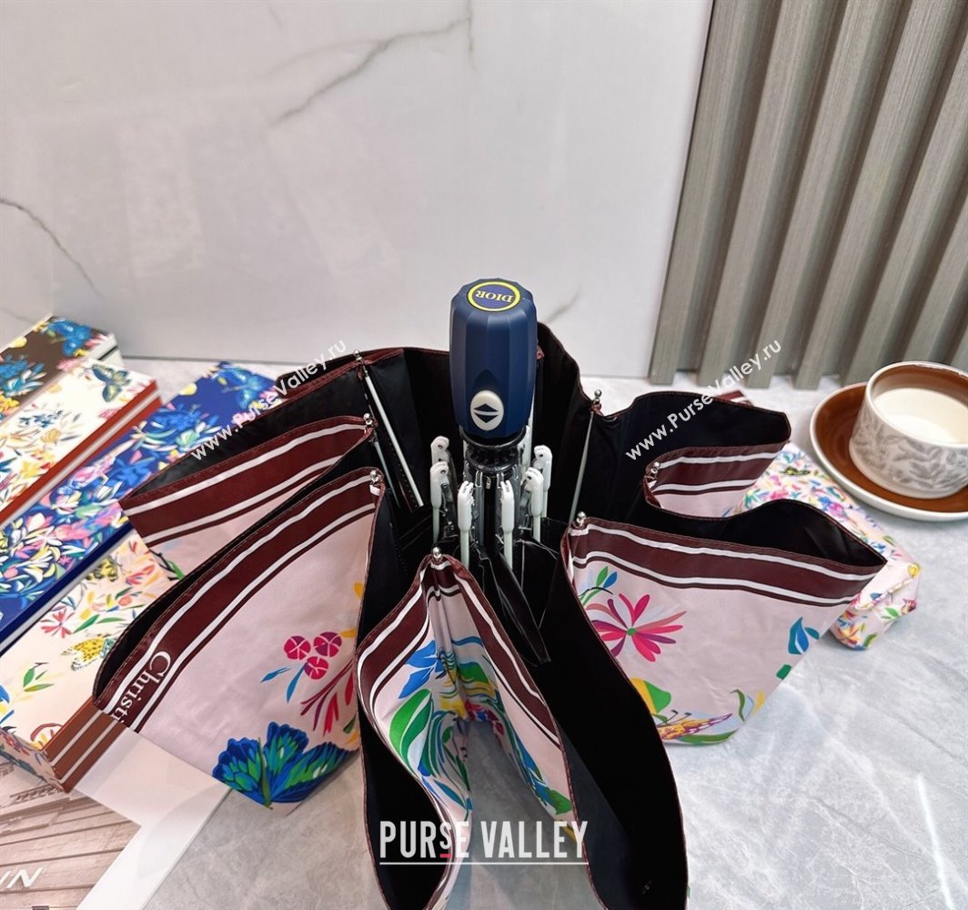 Dior Butterfly Umbrella Light Pink 2025 0312 (shi-250312090)