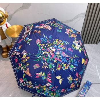 Dior Butterfly Umbrella Blue 2025 0312 (shi-250312091)