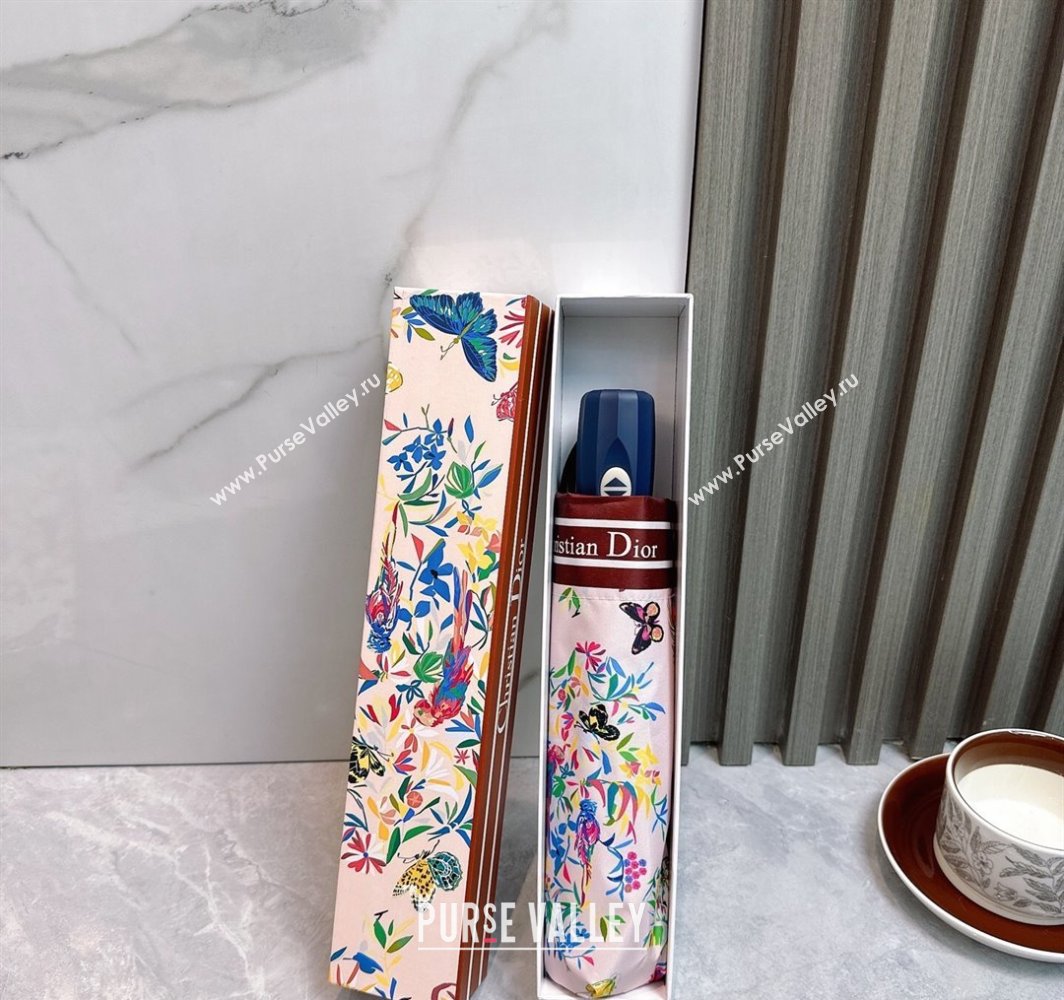 Dior Butterfly Umbrella Light Pink 2025 0312 (shi-250312090)