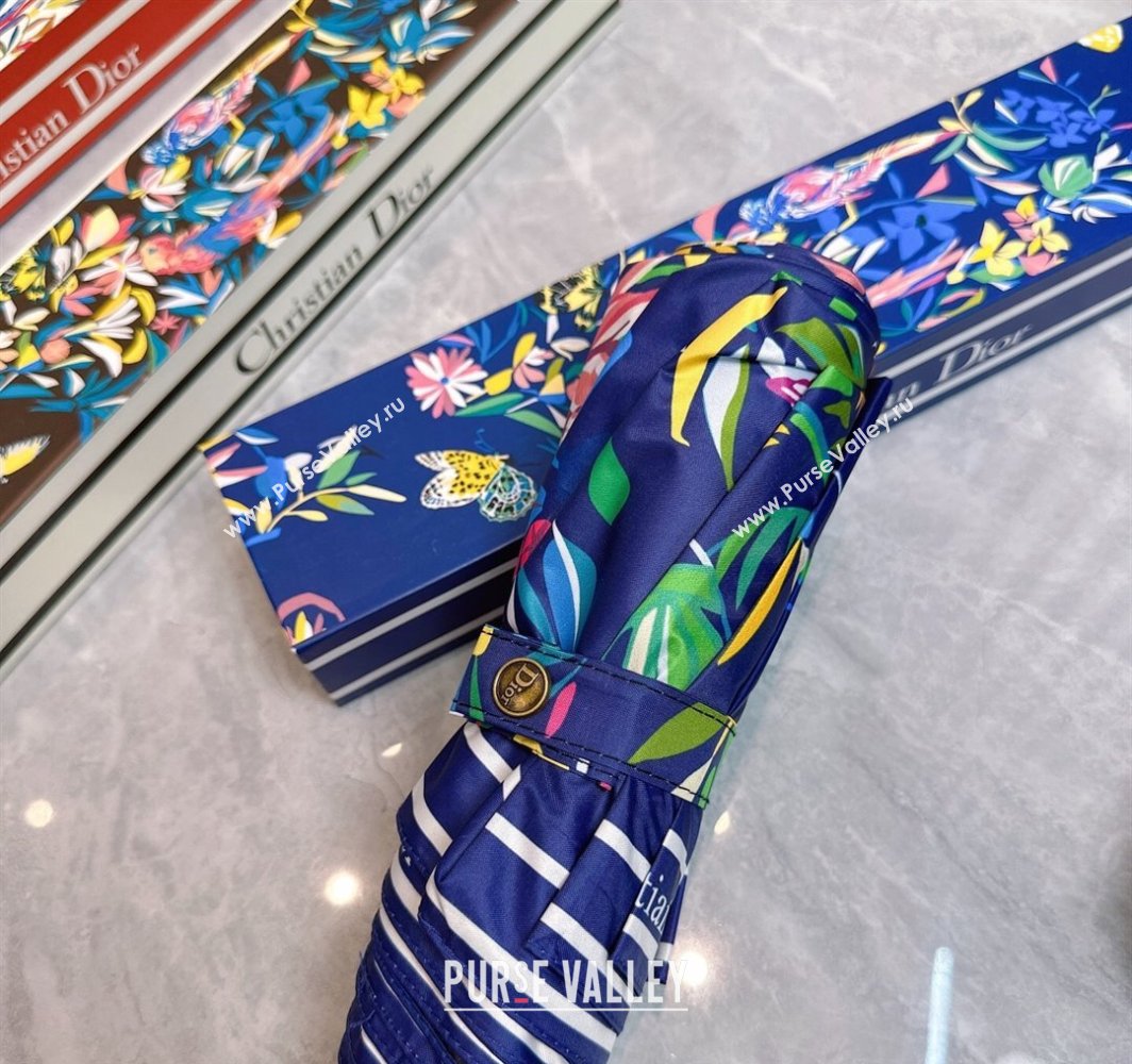 Dior Butterfly Umbrella Blue 2025 0312 (shi-250312091)
