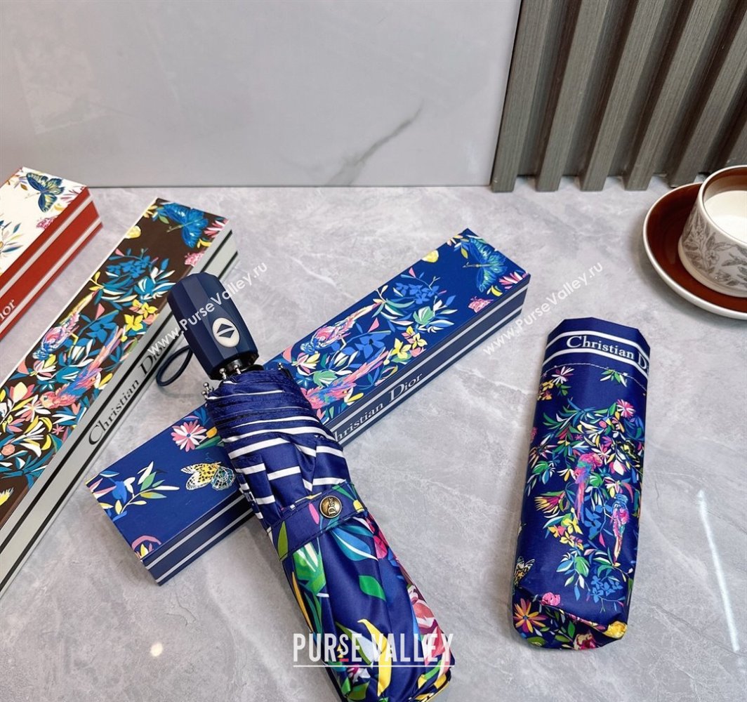 Dior Butterfly Umbrella Blue 2025 0312 (shi-250312091)