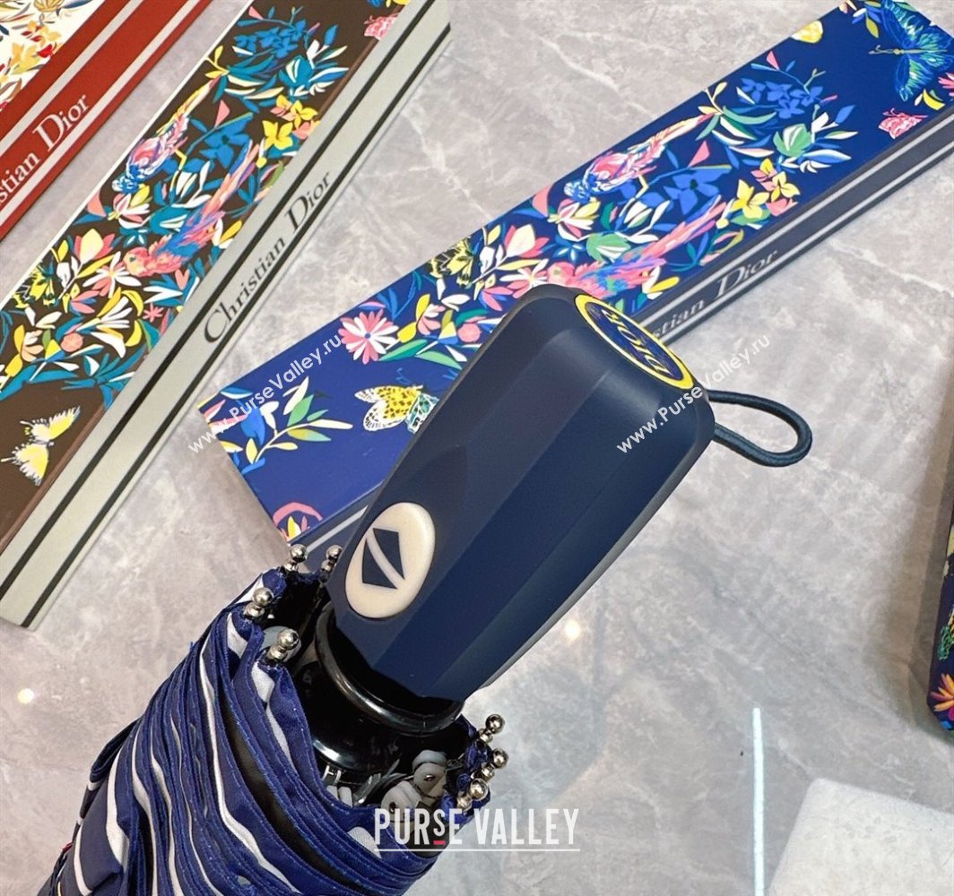 Dior Butterfly Umbrella Blue 2025 0312 (shi-250312091)