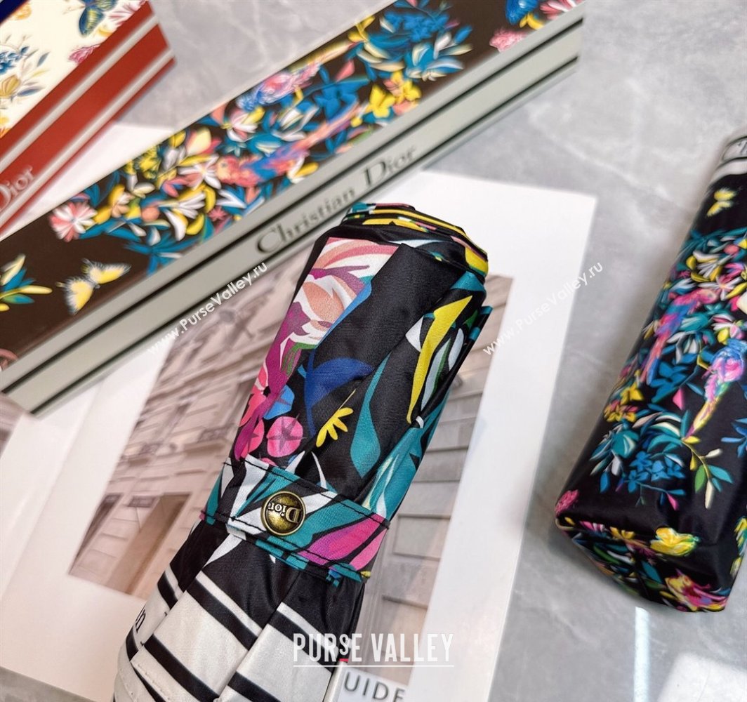 Dior Butterfly Umbrella Black 2025 0312 (shi-250312092)
