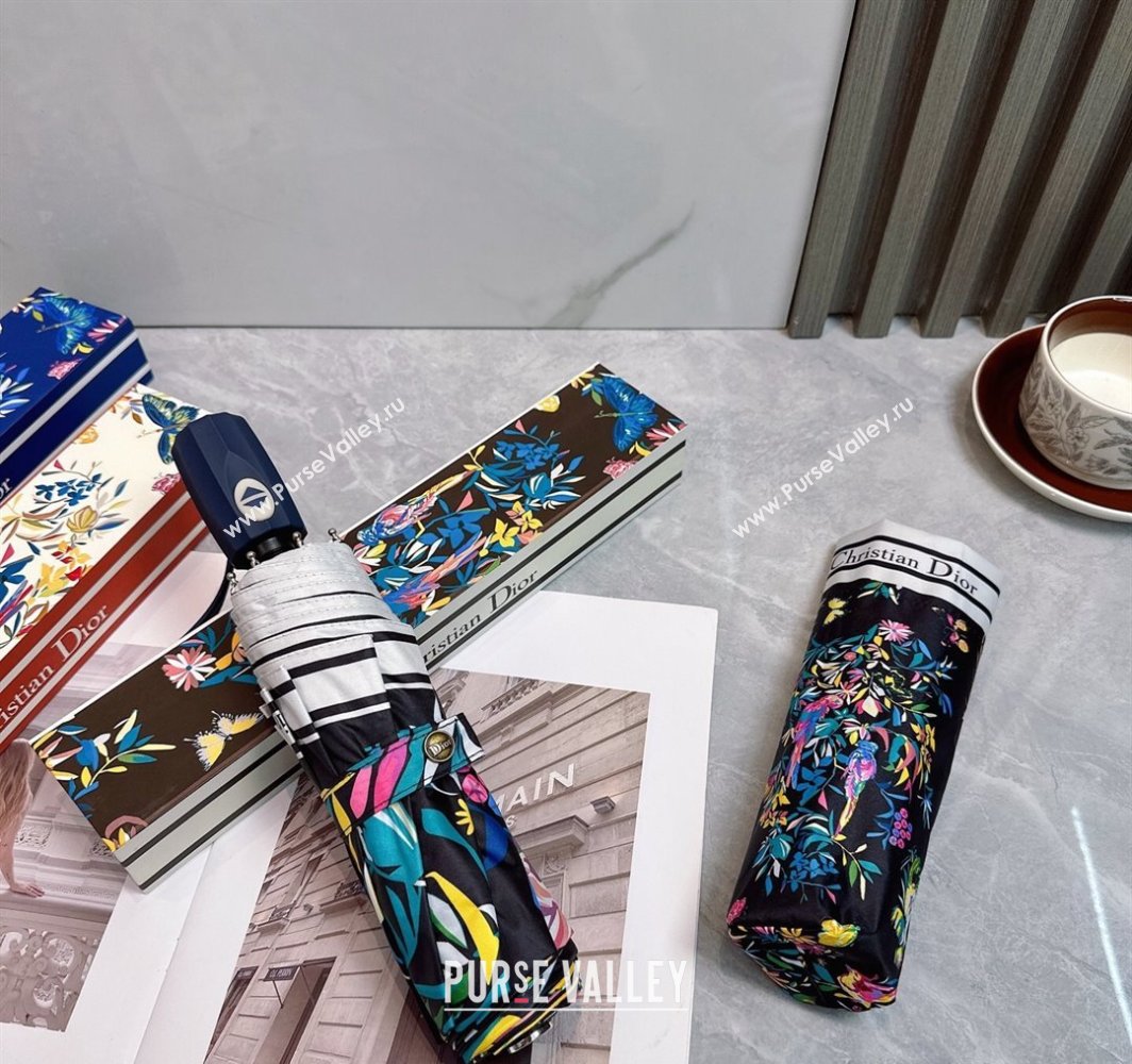 Dior Butterfly Umbrella Black 2025 0312 (shi-250312092)