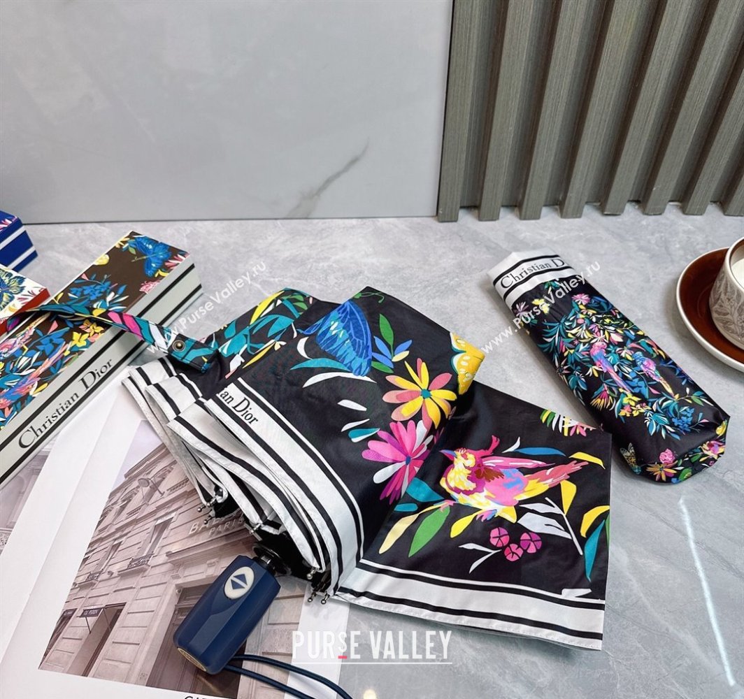 Dior Butterfly Umbrella Black 2025 0312 (shi-250312092)