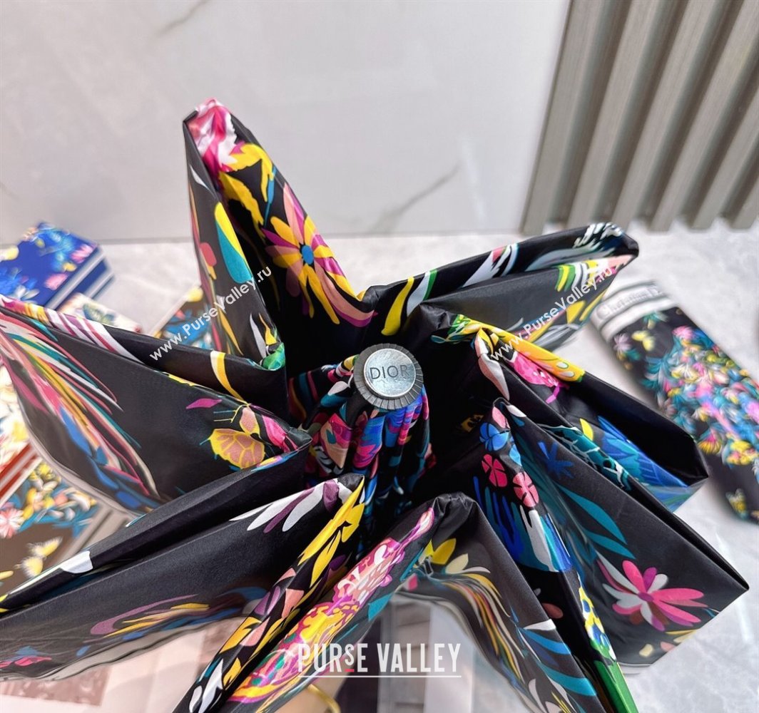 Dior Butterfly Umbrella Black 2025 0312 (shi-250312092)