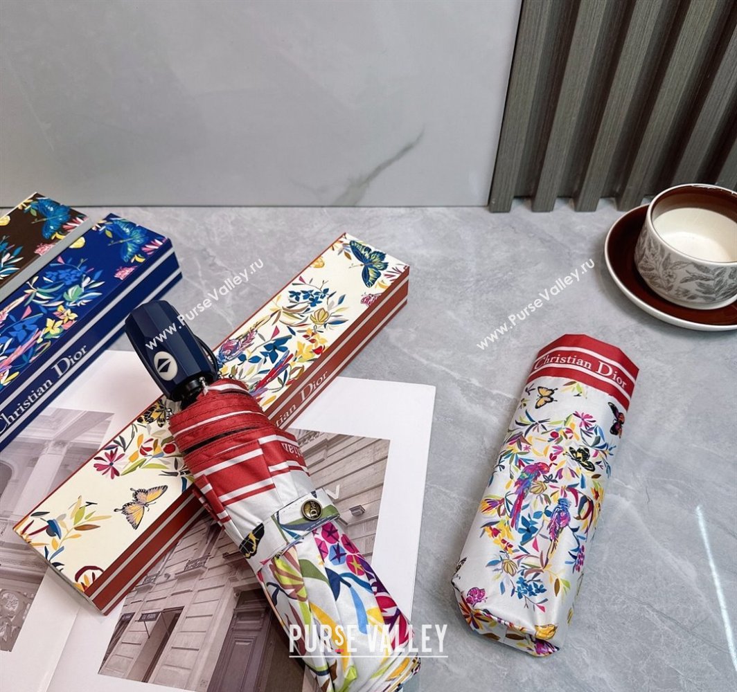 Dior Butterfly Umbrella White 2025 0312 (shi-250312093)