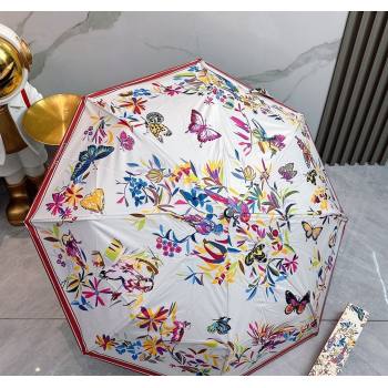 Dior Butterfly Umbrella White 2025 0312 (shi-250312093)