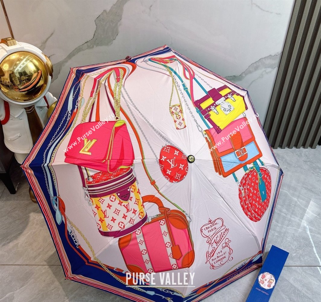 Louis Vuitton Bags Print Umbrella Light Pink 2025 0312 (shi-250312094)