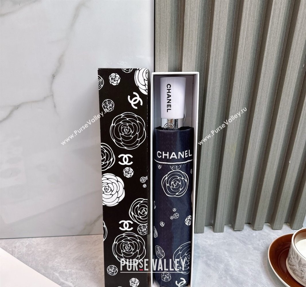 Chanel Camellia Bloom Umbrella Black3 2025 0512 (SHI-250512121)