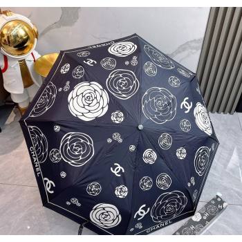 Chanel Camellia Bloom Umbrella Black3 2025 0512 (SHI-250512121)