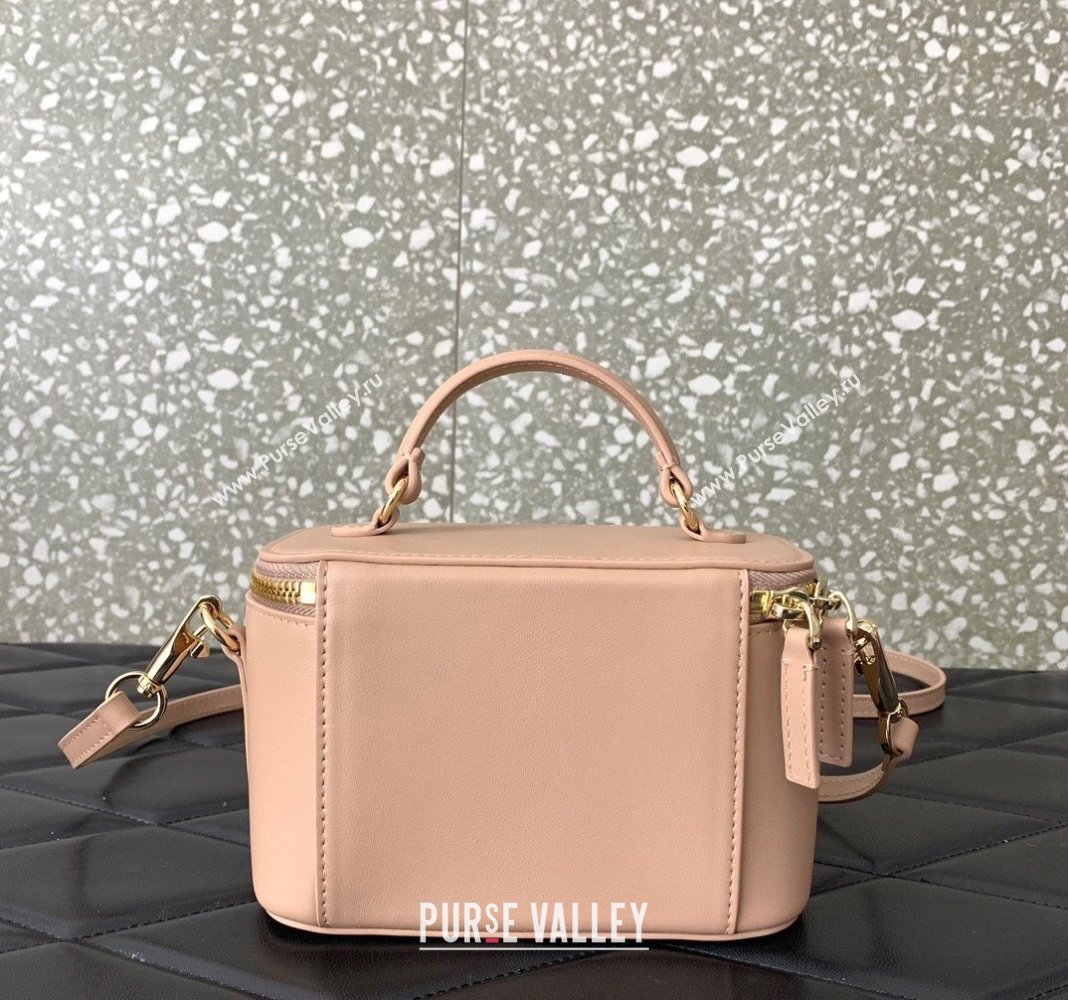 Valentino Mini Loco Handbag in Calfskin Rose Nude 2024 5036 (LN-240220057)