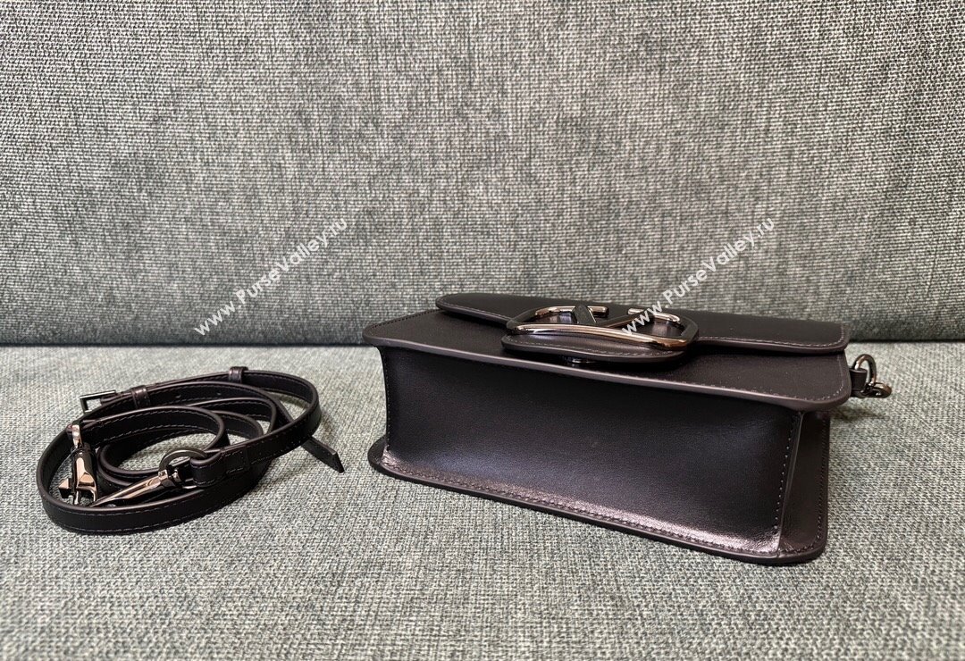 Valentino Loco Calfskin Mini Bag All Black 2024 1013 (JD-240220077)