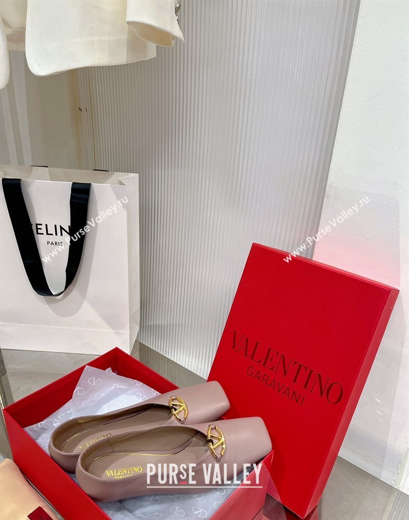 Valentino The Bold Edition VLogo Pumps 6.5cm in Lambskin Nude 2024 0227 (ZN-240227022)