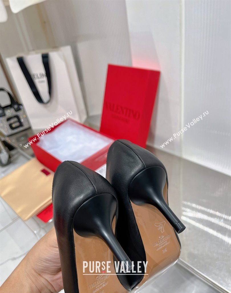 Valentino The Bold Edition VLogo Pumps 6.5cm in Lambskin Black 2024 0227 (ZN-240227020)