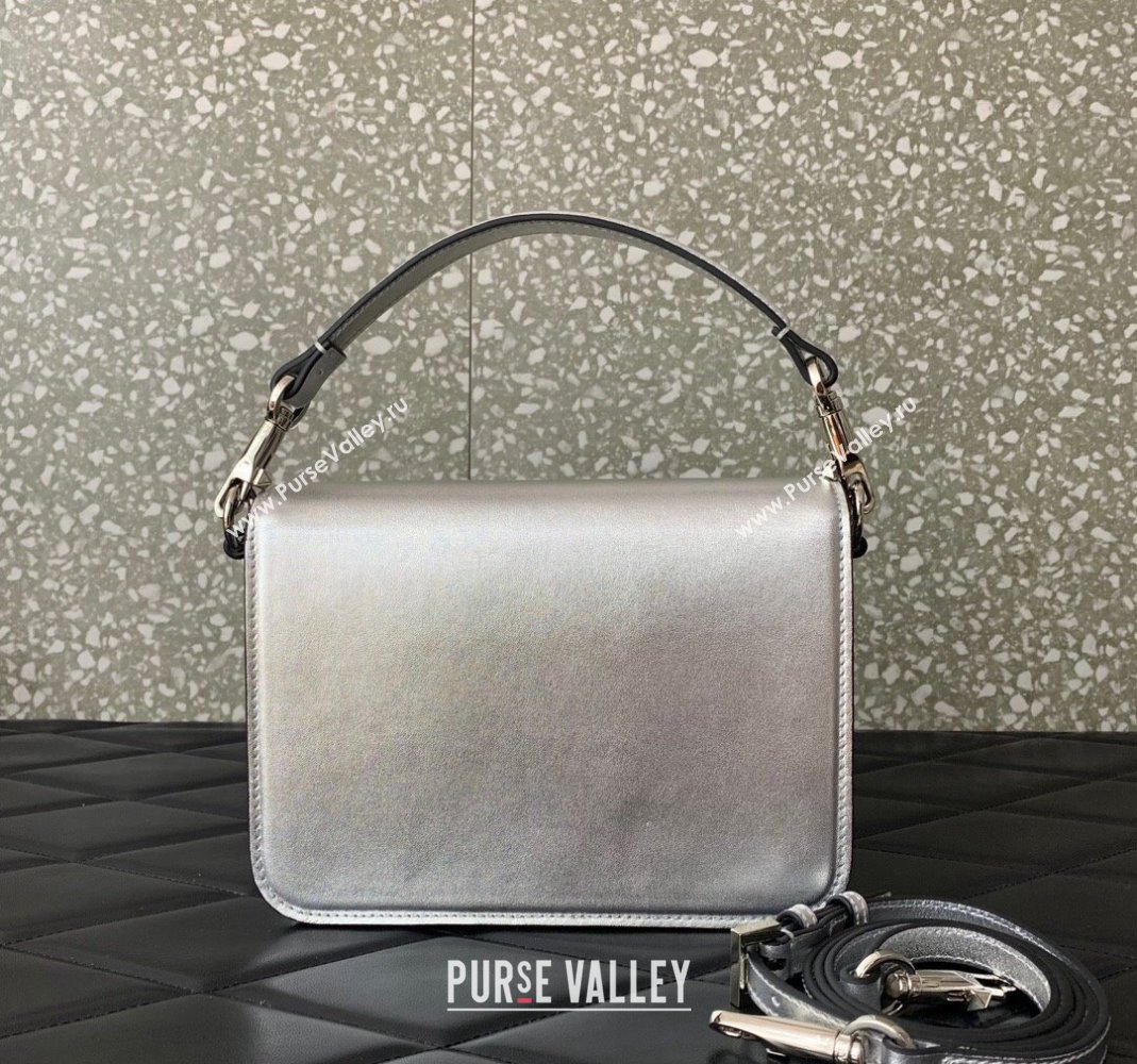 Valentino Loco Calfskin Mini Bag Silver 2024 0819 (LN-240417017)