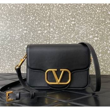Valentino Loco Calfskin Mini Bag Black/Gold 2024 0819 (LN-240417018)