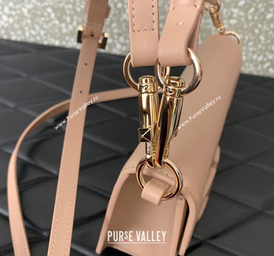 Valentino Loco Calfskin Mini Bag Nude 2024 0819 (LN-240417019)