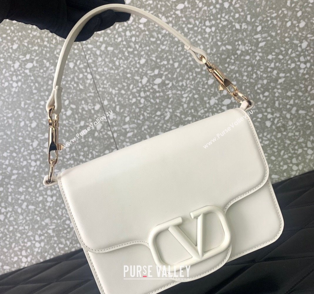 Valentino Loco Calfskin Mini Bag White 2024 0819 (LN-240417020)